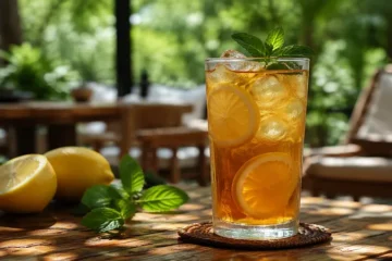 Citrónový ledový čaj - recept