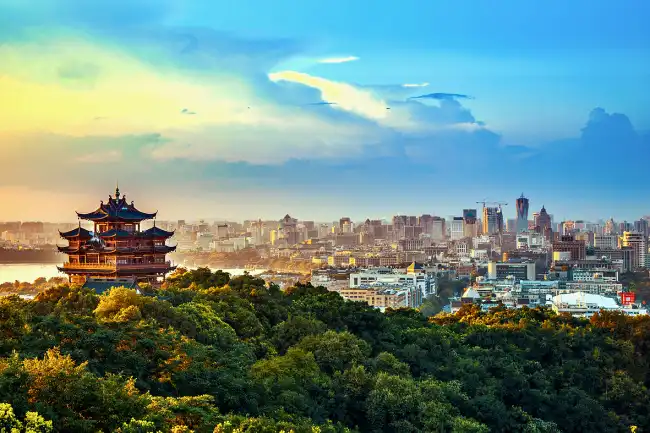 Oblast pěstování Zhejiang v Číně