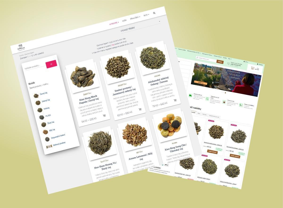 Porovnání verzí e-shopu