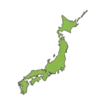 Mapa Japonsko
