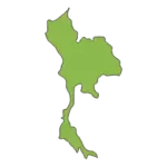 Mapa Thajsko