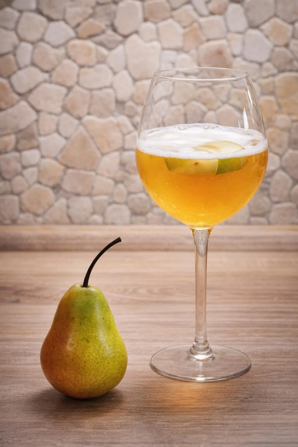 Hruškový čajový koktejl